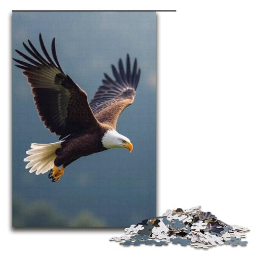Puzzle für Erwachsene 1000 Teile Adler fliegendes Puzzle Spiele Spielzeug Geschenk geeignet für die Schreibtischdekoration 1000 Teile (38 x 26 cm) von mowenbingpeng