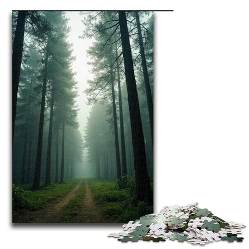 Puzzle für Erwachsene 1000 Teile Bäume Stehen hoch Familien-Holzpuzzle Lernspiel Herausforderungsspielzeug 1000 Teile (75 x 50 cm) von mowenbingpeng