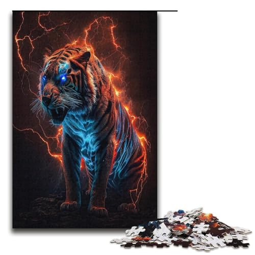 Puzzle für Erwachsene 1000 Teile Blitztiger Holzpuzzle für Kinder Lernspiel 1000 Teile (38 x 26 cm) von mowenbingpeng