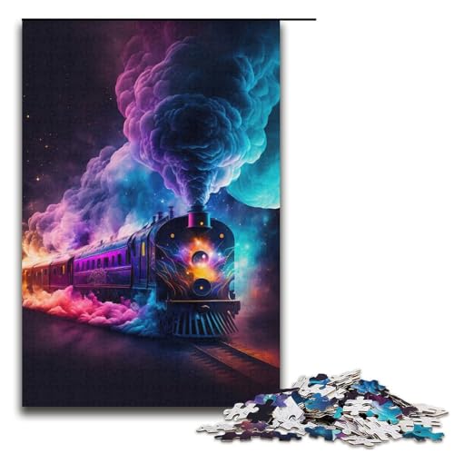 Puzzle für Erwachsene 1000 Teile Bunte Träume Puzzlespiele Spielzeug Geschenk geeignet für die Schreibtischdekoration 1000 Teile (38 x 26 cm) von mowenbingpeng