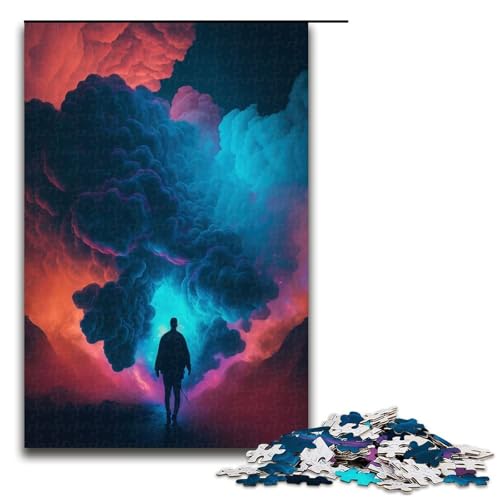 Puzzle für Erwachsene 1000 Teile Bunte Träume Puzzlespiele Spielzeug Geschenk geeignet für die Schreibtischdekoration 1000 Teile (75 x 50 cm) von mowenbingpeng