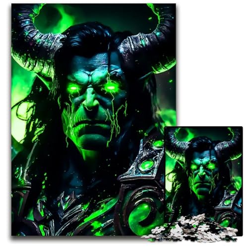 Puzzle für Erwachsene 1000 Teile Demon14 Puzzle für Erwachsene Lernspielzeug für Teenager HeimbüroDekor 1000 Teile (75 x 50 cm) von mowenbingpeng