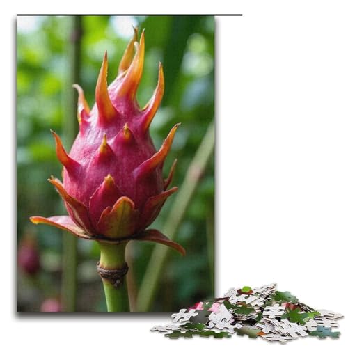 Puzzle für Erwachsene 1000 Teile Drachenfruchtgarten Puzzle Spiele Spielzeug Geschenk geeignet für die Schreibtischdekoration 1000 Teile (38 x 26 cm) von mowenbingpeng