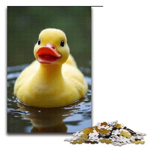 Puzzle für Erwachsene 1000 Teile Entenbad-Familie Holzpuzzle Lernspiel Herausforderungsspielzeug 1000 Teile (75 x 50 cm) von mowenbingpeng