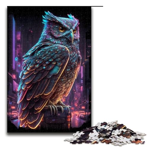 Puzzle für Erwachsene 1000 Teile Eule Holzpuzzle für Kinder Lernspiel 1000 PCS Puzzle für Erwachsene 1000 Teile Eule Holzpuzzle für Kinder Lernspiel 1000 PCS von mowenbingpeng