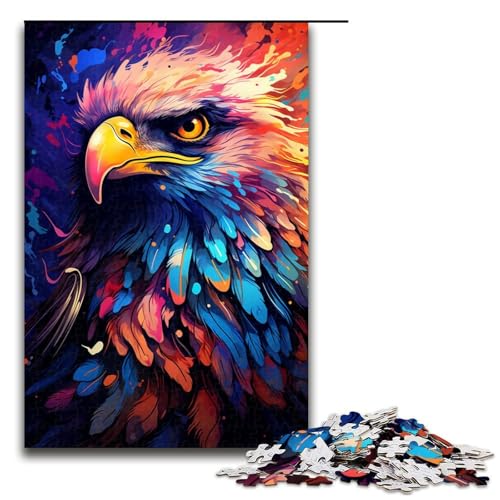 Puzzle für Erwachsene 1000 Teile Fantasy-Kunst Adler Heimdekoration Puzzle Spielzeug Geschenk für die ganze Familie 1000 Teile (75 x 50 cm) von mowenbingpeng