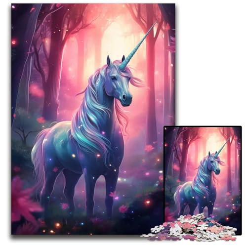 Puzzle für Erwachsene 1000 Teile FantasyEinhornPuzzle für Erwachsene Lernspielzeug für Teenager HeimbüroDekor 1000 Teile (75 x 50 cm) von mowenbingpeng