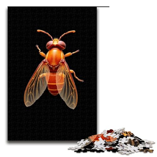 Puzzle für Erwachsene 1000 Teile Firefly Family Holzpuzzle Lernspiel Herausforderungsspielzeug 1000 Teile (75 x 50 cm) von mowenbingpeng