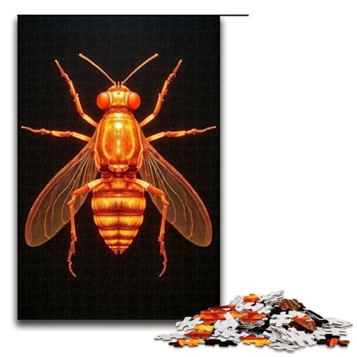 Puzzle für Erwachsene 1000 Teile Firefly Family Holzpuzzle Lernspiel Herausforderungsspielzeug 1000 Teile (75 x 50 cm) von mowenbingpeng