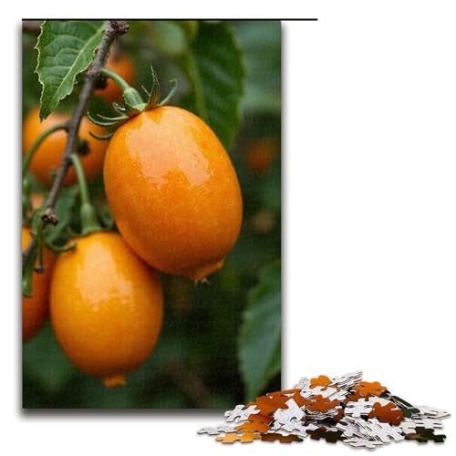 Puzzle für Erwachsene 1000 Teile Fruchtbare Ergebnisse Holzpuzzle Lernspiel Herausforderungsspielzeug 1000 Teile (75 x 50 cm) von mowenbingpeng