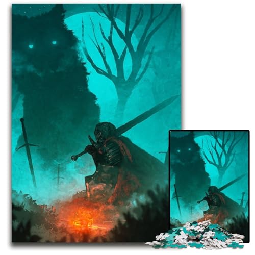 Puzzle für Erwachsene 1000 Teile Gefahr Unmögliches Puzzle für Erwachsene pädagogisches Denkspiel künstlerische HeimbüroDekoration ab 14 Jahren 1000 Teile (75 x 50 cm) von mowenbingpeng