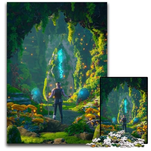 Puzzle für Erwachsene 1000 Teile Ghule TumbPuzzles für Erwachsene Denkspiel für Teenager Familieninteraktion 1000 Teile (38 x 26 cm) von mowenbingpeng