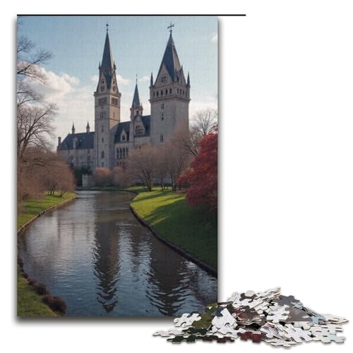 Puzzle für Erwachsene 1000 Teile Haus-Puzzle Lernspiele für Zuhause DIY-Spielzeug tolles Geschenk für Spiele 1000 Teile (38 x 26 cm) von mowenbingpeng