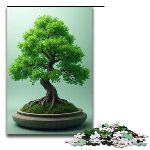 Puzzle für Erwachsene 1000 Teile Jadebaum und Äste Geburtstagsgeschenk für Teenager ab 14 Jahren 1000 Teile (75 x 50 cm) von mowenbingpeng