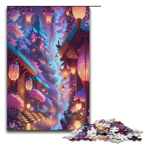 Puzzle für Erwachsene 1000 Teile Kangaroo Falls Holzpuzzle 1000 Teile (38 x 26 cm) von mowenbingpeng