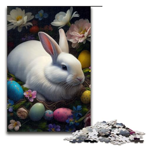 Puzzle für Erwachsene 1000 Teile Kaninchen Osterhase Tierfamilie Holzpuzzle Lernspiel Herausforderungsspielzeug 1000 PCS Puzzle für Erwachsene 1000 Teile Kaninchen Osterhase Tierfamilie Holzpuzzle Lernspiel Herausforderungsspielzeug 1000 PCS von mowenbingpeng