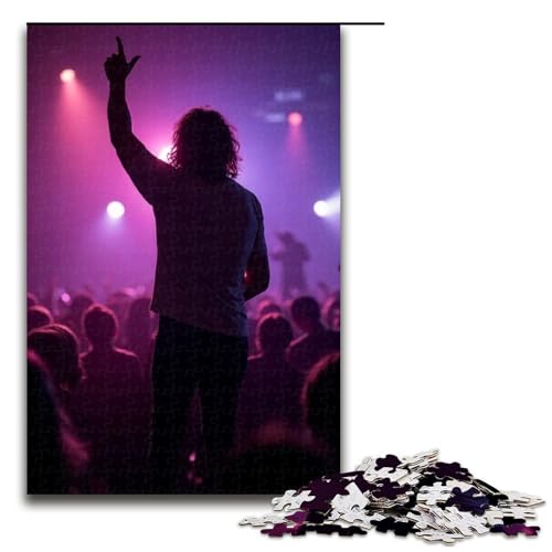 Puzzle für Erwachsene 1000 Teile Konzert () Heimdekoration Puzzle-Spielzeug Geschenk für die ganze Familie 1000 Teile (75 x 50 cm) von mowenbingpeng