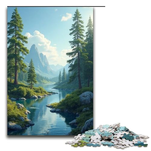 Puzzle für Erwachsene 1000 Teile Landschaft () Geburtstagsgeschenk für Teenager ab 14 Jahren 1000 Teile (75 x 50 cm) von mowenbingpeng