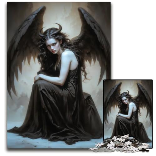 Puzzle für Erwachsene 1000 Teile LilithPuzzles für Erwachsene Denkspiel für Teenager Familieninteraktion 1000 Teile (75 x 50 cm) von mowenbingpeng