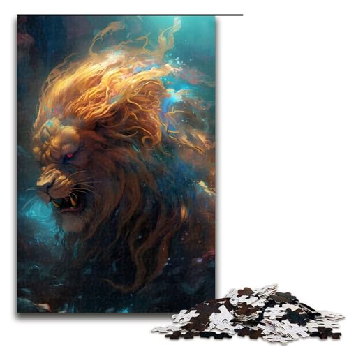 Puzzle für Erwachsene 1000 Teile Löwe Modisches Puzzle Spiel Spielzeug Lustig 1000 PCS von mowenbingpeng