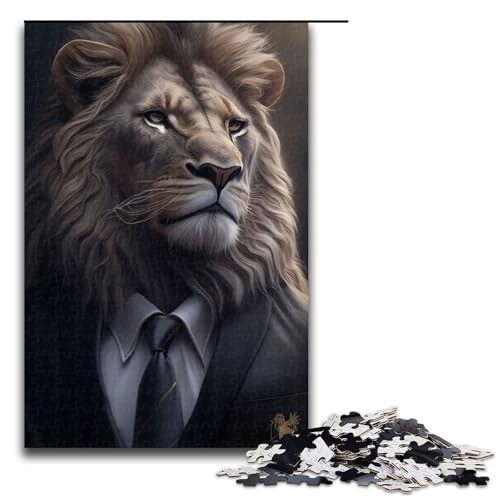 Puzzle für Erwachsene 1000 Teile Löwenanzug Tier Holzpuzzle für Kinder Lernspiel 1000 PCS Puzzle für Erwachsene 1000 Teile Löwenanzug Tier Holzpuzzle für Kinder Lernspiel 1000 PCS von mowenbingpeng