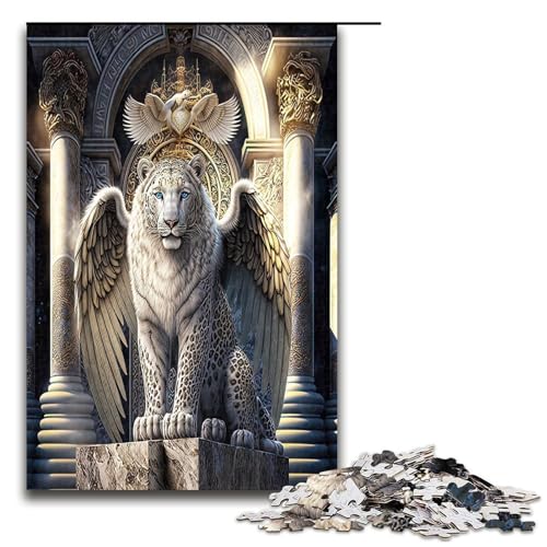 Puzzle für Erwachsene 1000 Teile Löwenmuster Zusammenbau hilft dem Gehirn süchtig machendes Spielzeug zur Förderung der Geduld 1000 Teile (75 x 50 cm) von mowenbingpeng
