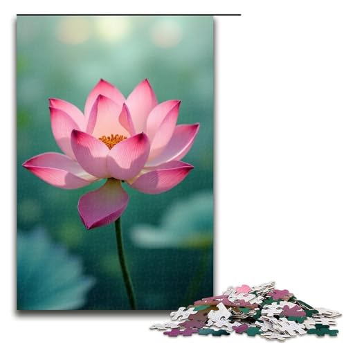 Puzzle für Erwachsene 1000 Teile Lotuswind Holzpuzzle für Kinder Lernspiel 1000 Teile (75 x 50 cm) von mowenbingpeng