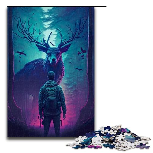 Puzzle für Erwachsene 1000 Teile Magische Begegnung Holzpuzzle für Kinder Lernspiel 1000 PCS Puzzle für Erwachsene 1000 Teile Magische Begegnung Holzpuzzle für Kinder Lernspiel 1000 PCS von mowenbingpeng