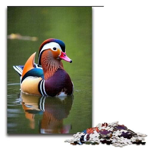 Puzzle für Erwachsene 1000 Teile Mandarin-Ententeich-Puzzle für Erwachsene Holzpuzzle Familienspiele Weihnachts- und Geburtstagsgeschenke 1000 Teile (75 x 50 cm) von mowenbingpeng
