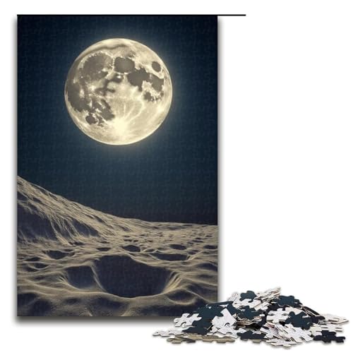 Puzzle für Erwachsene 1000 Teile Monddrachen-Sandfamilie Holzpuzzle Lernspiel Herausforderungsspielzeug 1000 Teile (75 x 50 cm) von mowenbingpeng