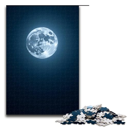 Puzzle für Erwachsene 1000 Teile Mondlicht weiches Puzzle Lernspiele für Zuhause DIY-Spielzeug tolles Geschenk für Spiele 1000 Teile (75 x 50 cm) von mowenbingpeng