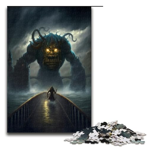 Puzzle für Erwachsene 1000 Teile Monster Invasion Holzpuzzle für Kinder Lernspiel 1000 PCS Puzzle für Erwachsene 1000 Teile Monster Invasion Holzpuzzle für Kinder Lernspiel 1000 PCS von mowenbingpeng