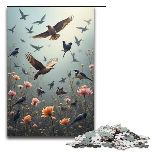Puzzle für Erwachsene 1000 Teile Motiv: Rückkehrende Vögel Puzzlespiele Spielzeug Geschenk geeignet für die Schreibtischdekoration 1000 Teile (75 x 50 cm) von mowenbingpeng