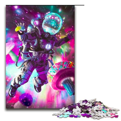 Puzzle für Erwachsene 1000 Teile Mushtro Familie Holzpuzzle Lernspiel Herausforderung Spielzeug 1000 PCS von mowenbingpeng