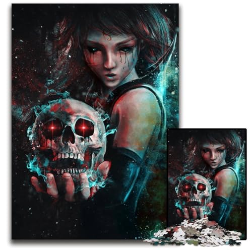 Puzzle für Erwachsene 1000 Teile NecromagusPuzzles für Erwachsene Denkspiel für Teenager Familieninteraktion 1000 Teile (75 x 50 cm) von mowenbingpeng