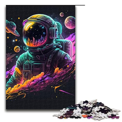 Puzzle für Erwachsene 1000 Teile Neon-Astronaut Holzpuzzle für Kinder Lernspiel 1000 PCS Puzzle für Erwachsene 1000 Teile Neon-Astronaut Holzpuzzle für Kinder Lernspiel 1000 PCS von mowenbingpeng