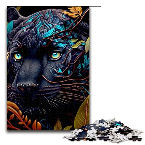 Puzzle für Erwachsene 1000 Teile Panther Heimdekoration Puzzle Spielzeug Deal Als Geschenk für die ganze Familie 1000 PCS von mowenbingpeng