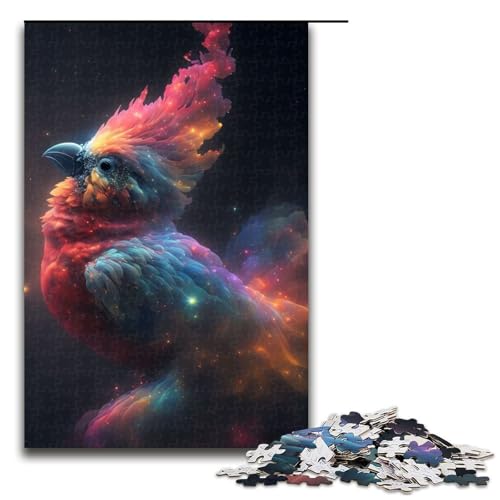 Puzzle für Erwachsene 1000 Teile Papagei Puzzle Spiel Spielzeug Lustig 1000 PCS (75x50cm) von mowenbingpeng