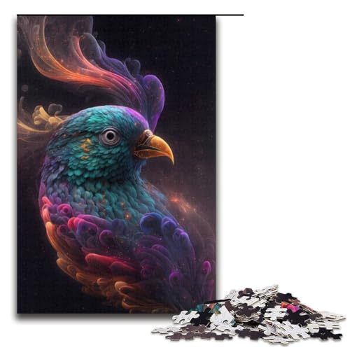 Puzzle für Erwachsene 1000 Teile Papageien-Puzzle Geburtstagsgeschenk für Teenager ab 14 Jahren 1000 Teile (38 x 26 cm) von mowenbingpeng