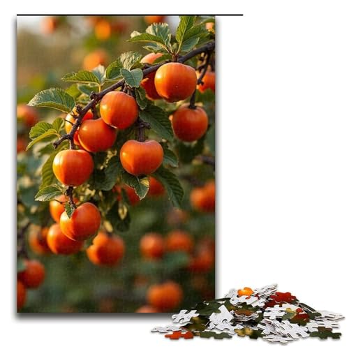 Puzzle für Erwachsene 1000 Teile Persimmon-Puzzle Geburtstagsgeschenk für Teenager ab 14 Jahren 1000 Teile (75 x 50 cm) von mowenbingpeng