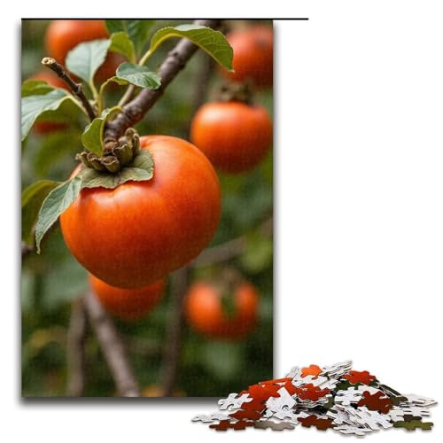 Puzzle für Erwachsene 1000 Teile Persimmon-Puzzle Geburtstagsgeschenk für Teenager ab 14 Jahren 1000 Teile (75 x 50 cm) von mowenbingpeng
