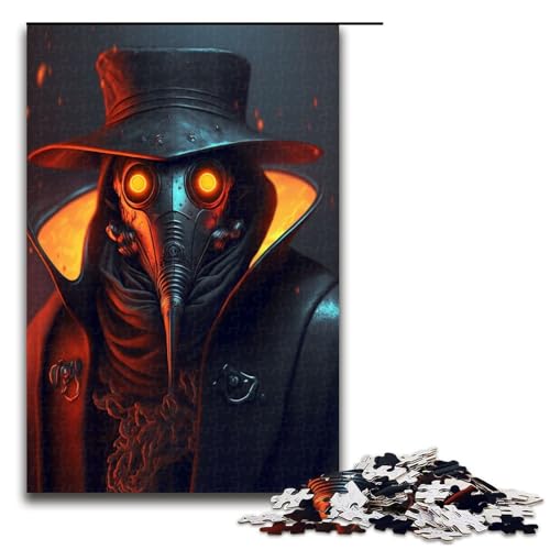 Puzzle für Erwachsene 1000 Teile Pestarzt Heimdekoration Puzzle Spielzeug Deal als Geschenk für die ganze Familie 1000 PCS von mowenbingpeng