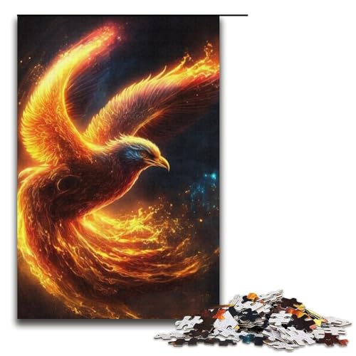 Puzzle für Erwachsene 1000 Teile Phoenix-Puzzle Spiele Spielzeug Geschenk geeignet für die Schreibtischdekoration 1000 Teile (38 x 26 cm) von mowenbingpeng
