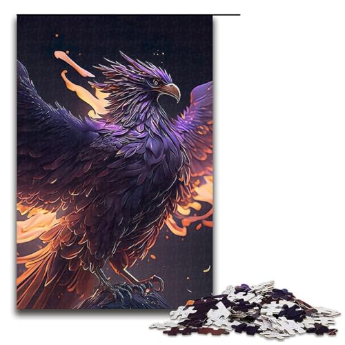 Puzzle für Erwachsene 1000 Teile Phoenix-Puzzle Spiele Spielzeug Geschenk geeignet für die Schreibtischdekoration 1000 Teile (75 x 50 cm) von mowenbingpeng
