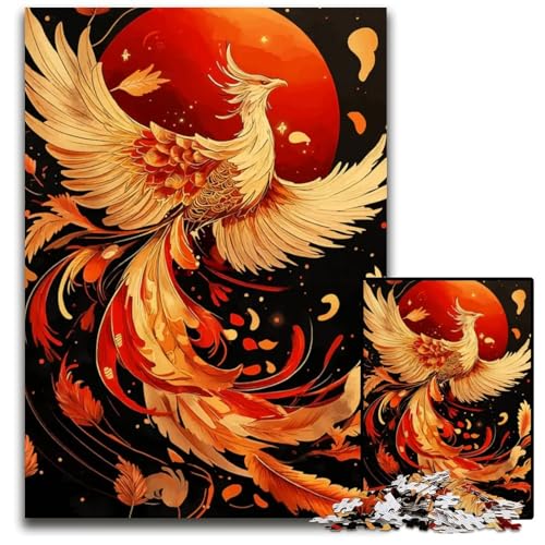 Puzzle für Erwachsene 1000 Teile Phoenix Rising schwierige Puzzles für Erwachsene für Feiertage Geburtstage und Familienspieleabende 1000 Teile (75 x 50 cm) von mowenbingpeng