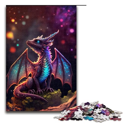 Puzzle für Erwachsene 1000 Teile Regenbogen-Drachenjunges Holzpuzzle für Kinder Lernspiel 1000 PCS Puzzle für Erwachsene 1000 Teile Regenbogen-Drachenjunges Holzpuzzle für Kinder Lernspiel 1000 PCS von mowenbingpeng