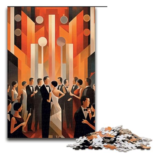Puzzle für Erwachsene 1000 Teile Retro-Ballsaaltanz Familien-Holzpuzzle Lernspiel Herausforderungsspielzeug 1000 Teile Puzzle für Erwachsene 1000 Teile Retro-Ballsaaltanz Familien-Holzpuzzle Lernspiel Herausforderungsspielzeug 1000 Teile von mowenbingpeng