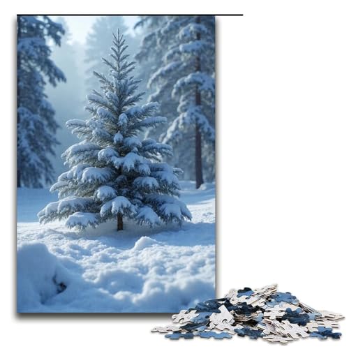 Puzzle für Erwachsene 1000 Teile Rika Snow Family Holzpuzzle Lernspiel Herausforderungsspielzeug 1000 Teile (75 x 50 cm) von mowenbingpeng