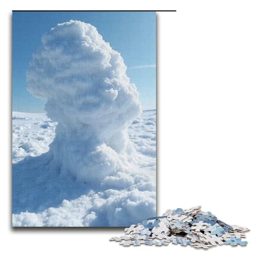 Puzzle für Erwachsene 1000 Teile Rika Snow Holzpuzzle für Kinder Lernspiel 1000 PCS (38x26cm) von mowenbingpeng