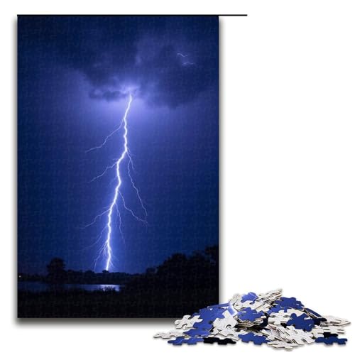 Puzzle für Erwachsene 1000 Teile Rising Sun Family Holzpuzzle Lernspiel Herausforderungsspielzeug 1000 Teile (75 x 50 cm) von mowenbingpeng